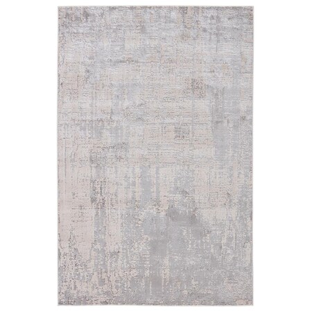 Jaipur Living 6 ft. 7 in. x 9 ft. 6 in. Calibra Abstract Area Rug, Gray & Silver RUG148660